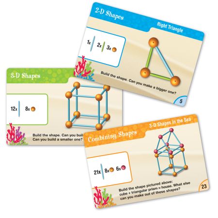Обучающий набор Погружение в геометрию с карточками Learning Resources